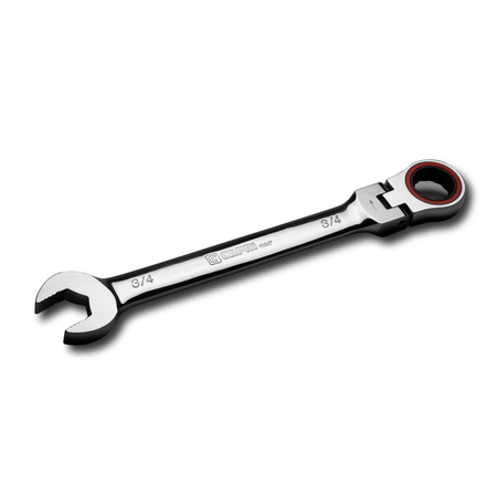 CAPRI TOOLS 100-Tooth 3/4 in Flex-Head Ratcheting Combination Wrench 11647